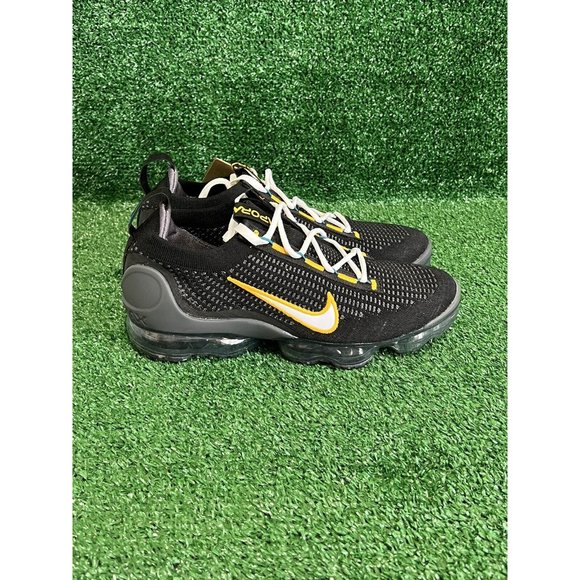 Nike Air Vapormax 2021 FK Black University Gold White [DH4086-001] - Picture 4 of 9